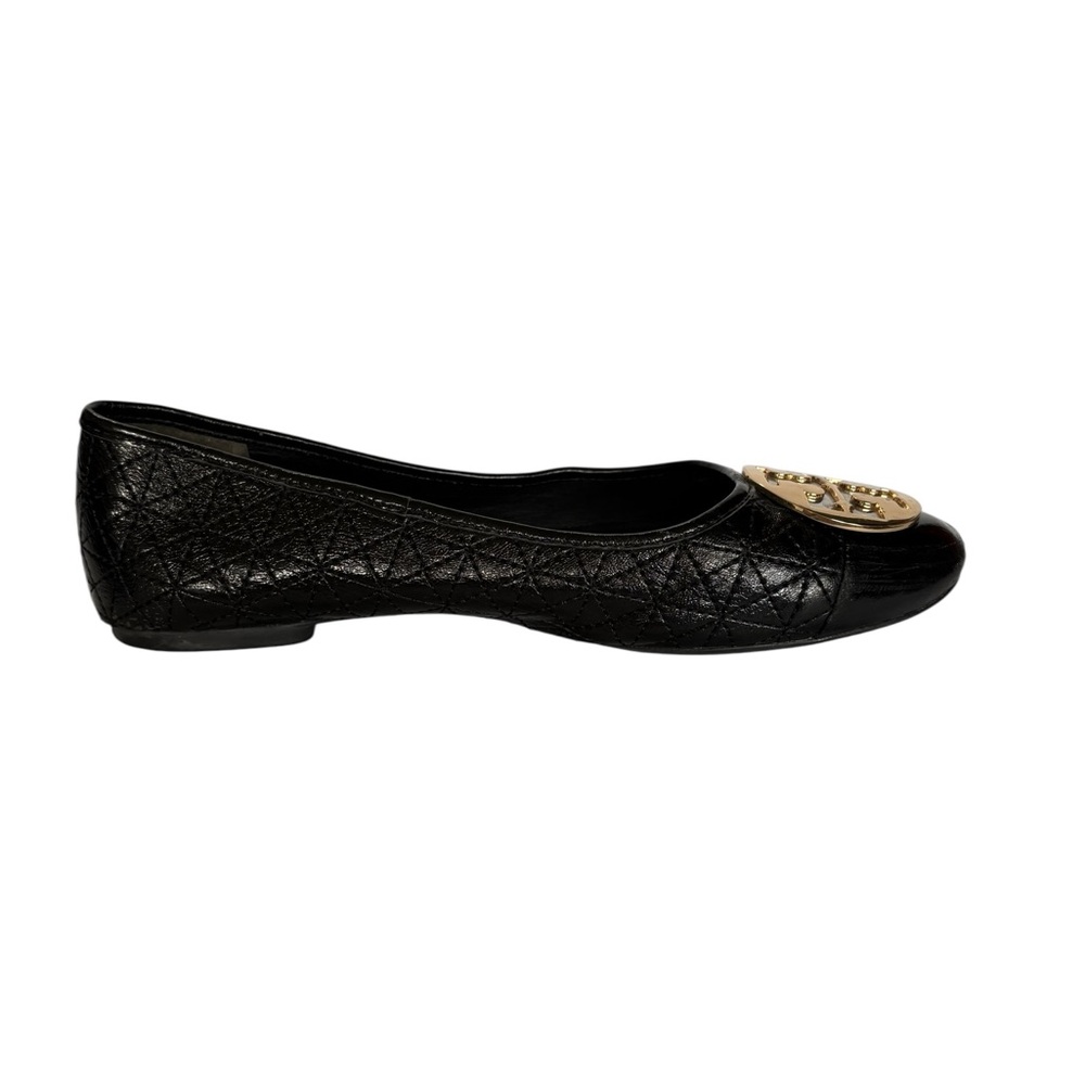 Tory Burch Claire Quilted Ballet Flat Size 7.5 - Picture 3 of 10